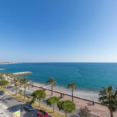 Splendid Apartment Seafront In Cagnes Sur Mer View On The Water